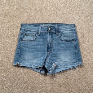American Eagle Light Wash Denim Shorts